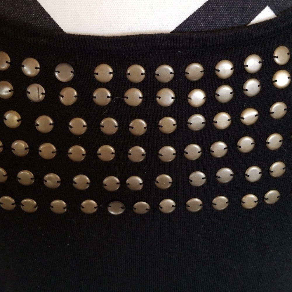 Bebe Black Bronze Sweater Dress - Picture 6 of 6